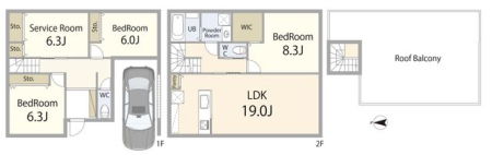 ���} 2�K���Č����v������F�������i2500���~�A�����ʐ�126.09m2