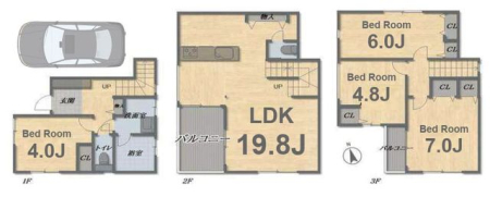  yԎ}zLX19rOɉA[4LDKvBƑĂƂA炵₷lԎłB