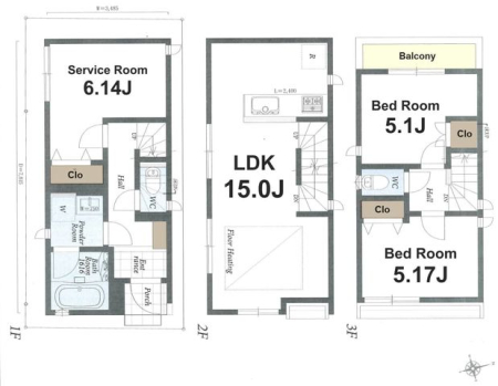  �y�Ԏ�}�z���[�⏑�ւɂ��g����T�[�r�X���[���������2SLDK�B�v�w�ӂ���̕�炵��A���ꂩ��Ƒ�����������ɂ��҂�����̊Ԏ��B