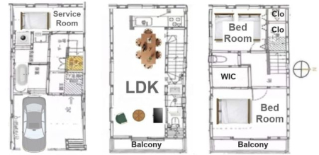  �Ԏ�}���[�⏑�ւɂ��g����T�[�r�X���[���������2SLDK�B�v�w�ӂ���̕�炵��A���ꂩ��Ƒ�����������ɂ��҂�����̊Ԏ��B