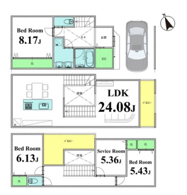 ���} �yC��挚���v�����z�����v������F�������i2400���~�A�����ʐ�125.04m2