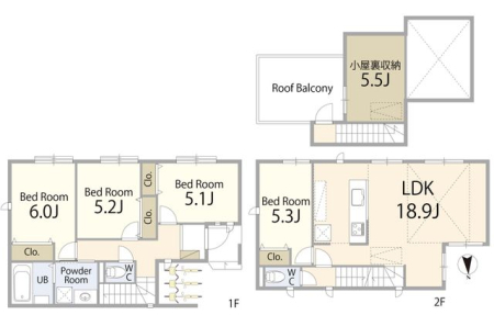  �y�Ԏ�}�z�L�X���r���O�ɉ����A�����[������4LDK�v�����B�Ƒ��������Ă���Ƃ����������A��炵�₷�����l�����Ԏ��ł��B