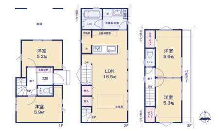  �y�Ԏ�}�z�L�X���r���O�ɉ����A�����[������4LDK�v�����B�Ƒ��������Ă���Ƃ����������A��炵�₷�����l�����Ԏ��ł��B