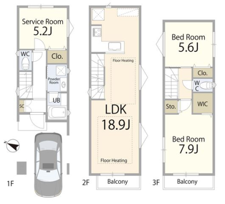  ���[�⏑�ւɂ��g����T�[�r�X���[���ƃp���g���[�������2SLDK�B�v�w�ӂ���̕�炵��A���ꂩ��Ƒ�����������ɂ��҂�����̊Ԏ��B