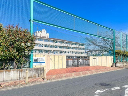 ���ӊ� �����旧�ɐl��ꏬ�w�Z �B�e��(2022-03-14) 500m