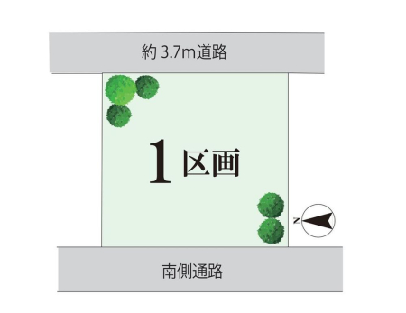 ���} �y�n���i1380���~�A�y�n�ʐ�43.62m2 �y���}�z�]�ː�G���A�Ɉʒu���闼���ړ��̓y�n�B�ʕ��E�̌��ɗD��A�����z�u�̎��R�x�������A�Z�܂��Â���ɓK�������ł��B