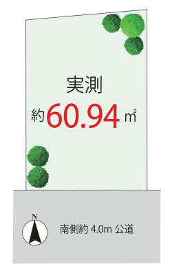  4980���~�A2LDK+S�i�[�ˁj�A�y�n�ʐ�60.94m2�A�����ʐ�98.23m2 �y���}�z  �쑤4�����H�ɖʂ����J�������ӂ�闧�n�B�z���ɕ�܂�A�����S�n�悭�ʂ蔲���閾�邢�Z�܂��ł��B