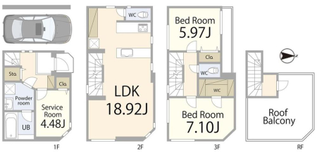  �Ԏ��(B��)�A���i8280���~�A2LDK+S�A�y�n�ʐ�49.71m2�A�����ʐ�105.02m2