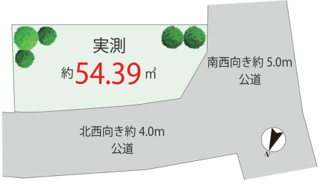 ���} �y�n���i5980���~�A�y�n�ʐ�54.39m2 �y���}�z