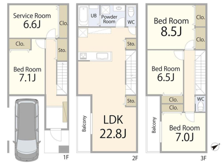 ���̑� �����y3�K���ĎQ�l�v�����z  �����v������F�������i2500���~�A�����ʐ�155.72m2