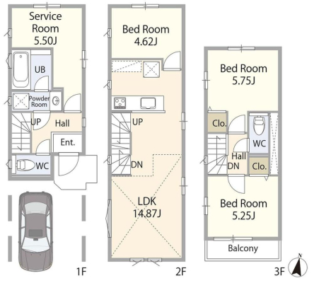  �Ԏ��yA���Ԏ�}�z  �g������̗ǂ�3LDK�{S�i�[�ˁj�v�����B��Ƃ肠�鋏���ɉ����A���ړI�Ɏg����X�y�[�X����炵�����֗��ɂ��܂��B