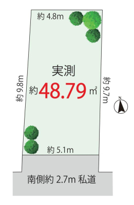  5980���~�A3LDK+S�i�[�ˁj�A�y�n�ʐ�48.79m2�A�����ʐ�87.92m2 �y���}�z  �쑤���H�ɖʂ����J�������ӂ�闧�n�B�z���ɕ�܂�A�����S�n�悭�ʂ蔲���閾�邢�Z�܂��ł��B