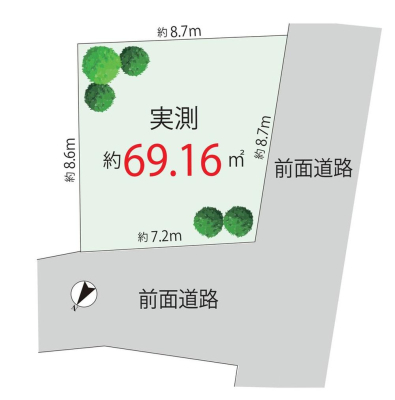  4480���~�A4LDK�A�y�n�ʐ�69.16m2�A�����ʐ�121.72m2 �y���}�z  �k���p�n�������炷�D�ꂽ�̌��ƒʕ��B�������Ƃ����J�����ɕ�܂�A�㎿�ȓ����������Z���ł��B