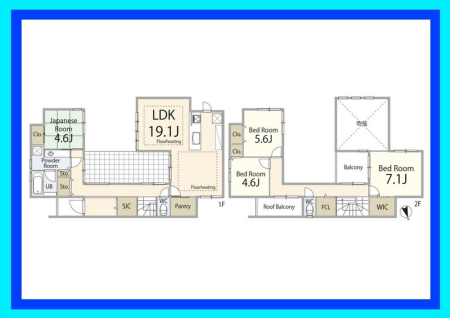  6980���~�A4LDK�A�y�n�ʐ�156.18m2�A�����ʐ�115.68m2 2LDK�ɉ�����2��S������A���Z��ԂƎ��[�E���[�N�X�y�[�X�𗼗������g������̗ǂ��Ԏ��B���������������A�Ƒ��\���⃉�C�t�X�^�C���̕ω��ɂ��_��ɑΉ��ł���v�����ł��B