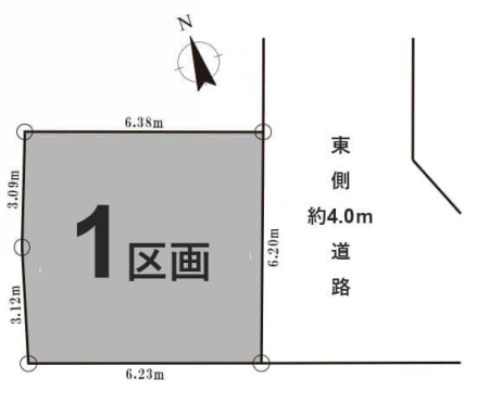  1��780���~�A3LDK�A�y�n�ʐ�39.54m2�A�����ʐ�63.17m2 �y���}�z