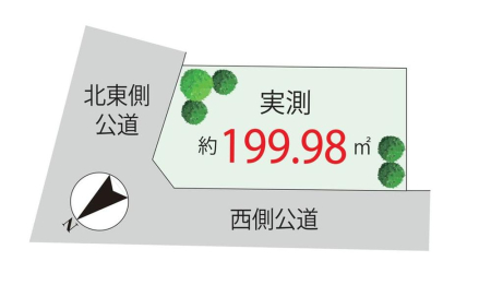 ���} �y�n���i1��1880���~�A�y�n�ʐ�199.98m2 �y���}�z