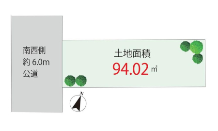  1��1431���~�A2LDK+2S�i�[�ˁj�A�y�n�ʐ�94.02m2�A�����ʐ�127m2 �y���}�z  ���`�n�Ȃ�ł͂̎g���₷�������͂�94m2���̓y�n�B��炵�₷���Ɍq���闘�֐��̍������ł��B