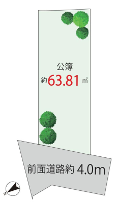  8980���~�A3LDK�A�y�n�ʐ�63.81m2�A�����ʐ�118.18m2 �y���}�z