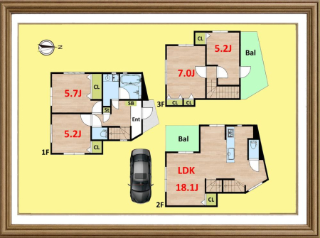  5280���~�A4LDK�A�y�n�ʐ�73.1m2�A�����ʐ�92.25m2 �y�y�X�[���f�ڕ����́s�ꊇ�⍇���t�Ή��X��z�z�������m�肽���ɂ��������܂����l�C�̎l�؂ɉw�߁~�z��~���t�H�[���ς݂̔��@���V�o���w�l�c�؁x�w�k��11����w�܂ň�{���Œʋ΂��X���[�Y��